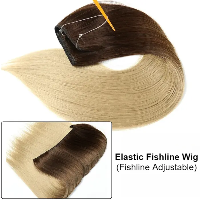 Extensions de cheveux invisibles 16/22 pouces avec bandeau