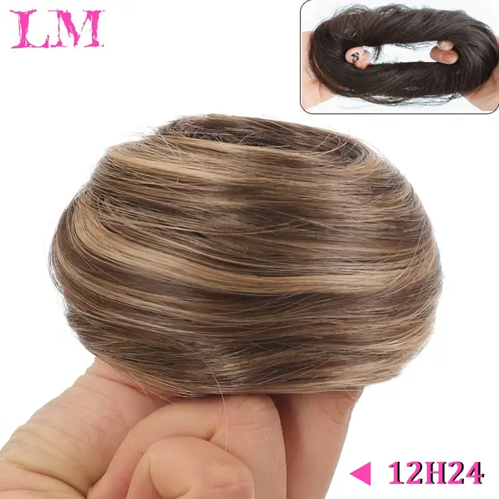 Chignon synthétique désordonné pour femme