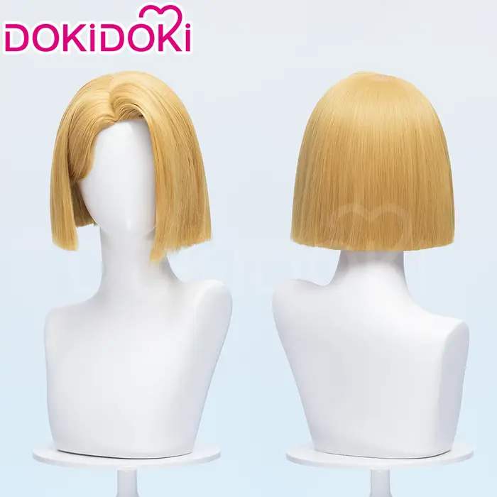 EN STOCK Perruque de cosplay Doreenn Penii Parkerr Doctorr Strangee Starr Lordd Yelenaa White Queenn Foxx Lunaa Game DokiDoki avec bonnet gratuit