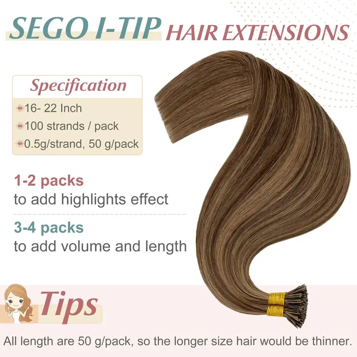 Extensions de cheveux Nano Ring 100% cheveux humains