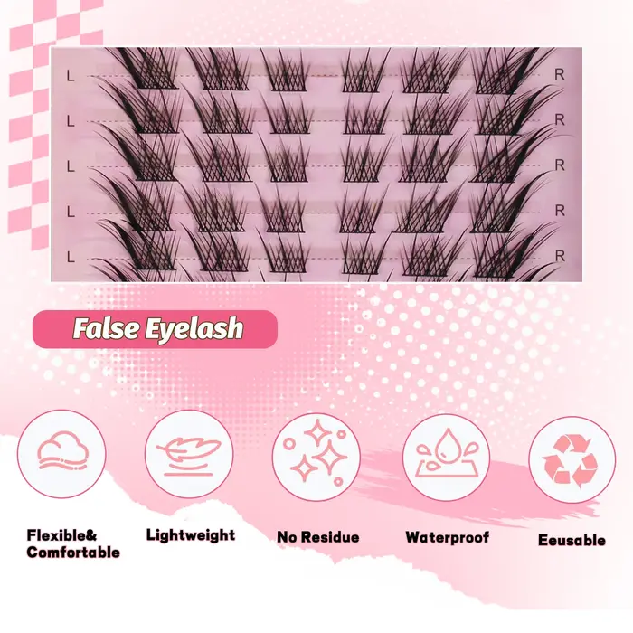Grappe de cils naturels bricolage extension