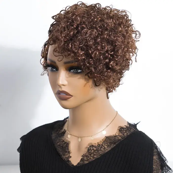 Perruques Lekker colorées 100 % cheveux humains