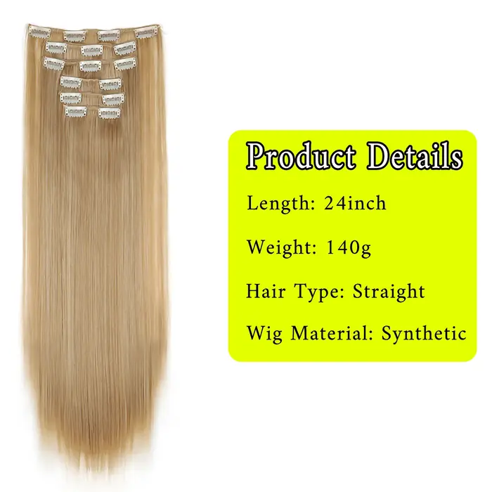 Extensions capillaires synthétiques longues et lisses