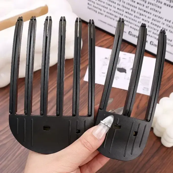 Épingle à cheveux moelleuse frangue à friser Clips racines