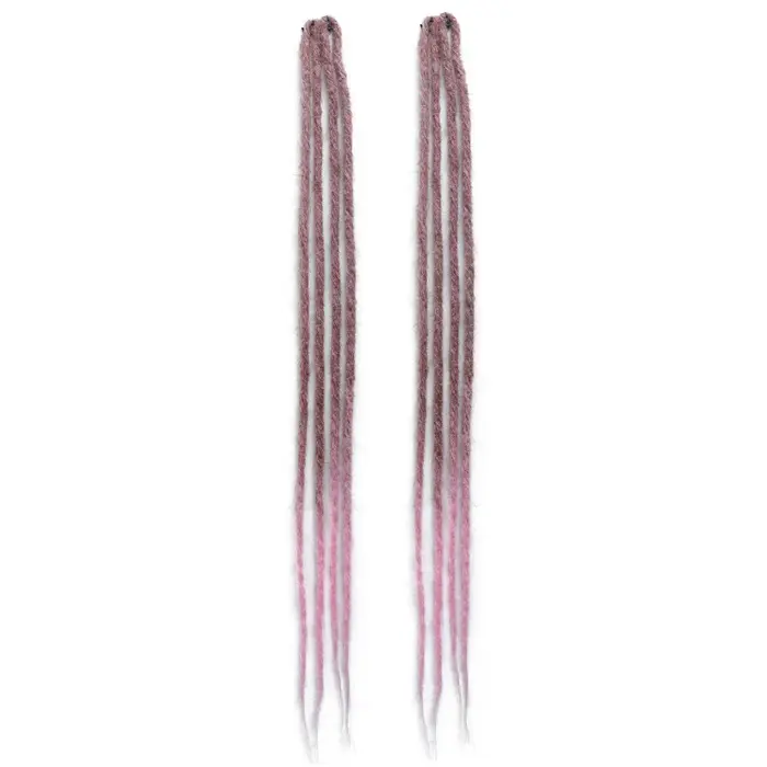 Extensions de cheveux synthétiques à clipser, 2 pièces, perruque synthétique, accessoires de cheveux