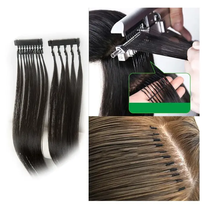 Machine d'extension de cheveux 6D