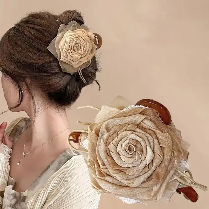 Pince à cheveux rétro français pour femmes
