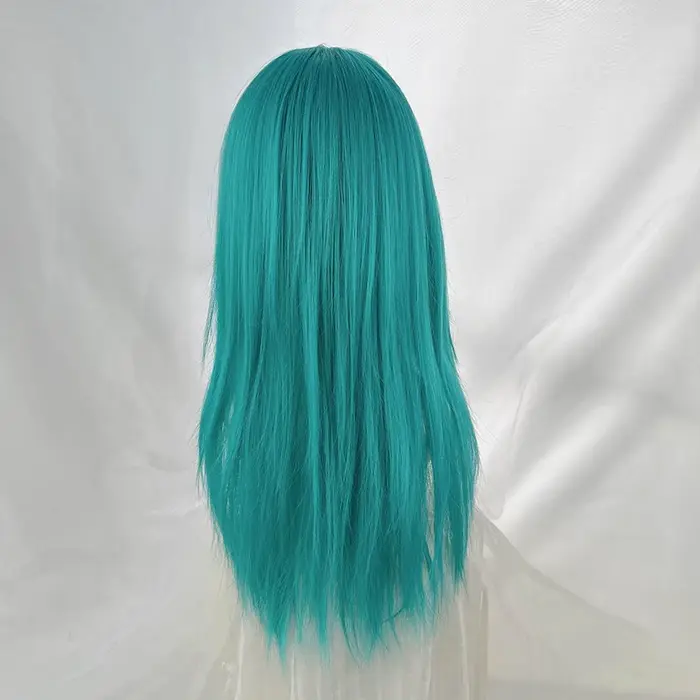VICWIG – perruque synthétique longue et lisse avec frange pour femmes