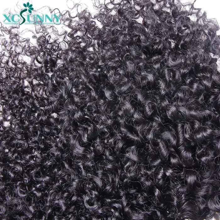 Bundles Kinky Curly Extensions de Cheveux Humains pour Femmes Noires