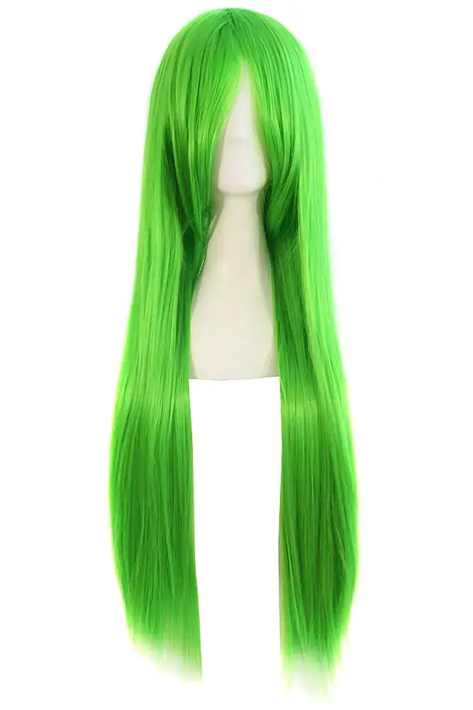 Perruque de Cosplay longue et lisse de 32 pouces
