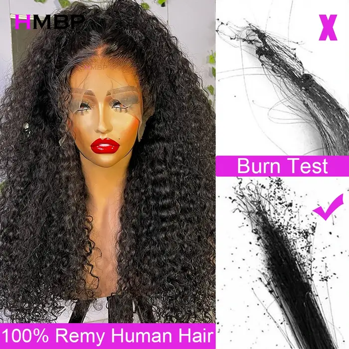 Wear And Go Full Lace perruques 100% cheveux humains crépus bouclés sans colle 360 Hd brésilien Tran