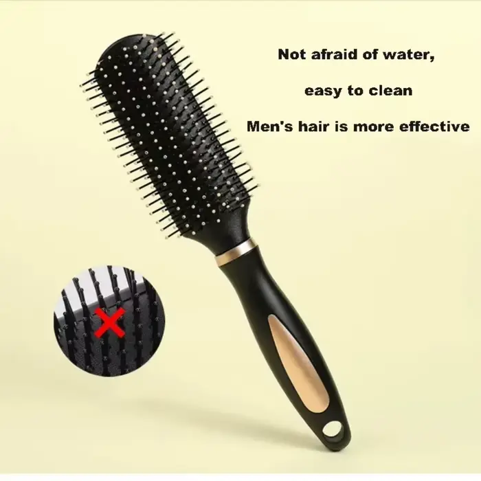 Brosse à cheveux professionnelle à palette lisse