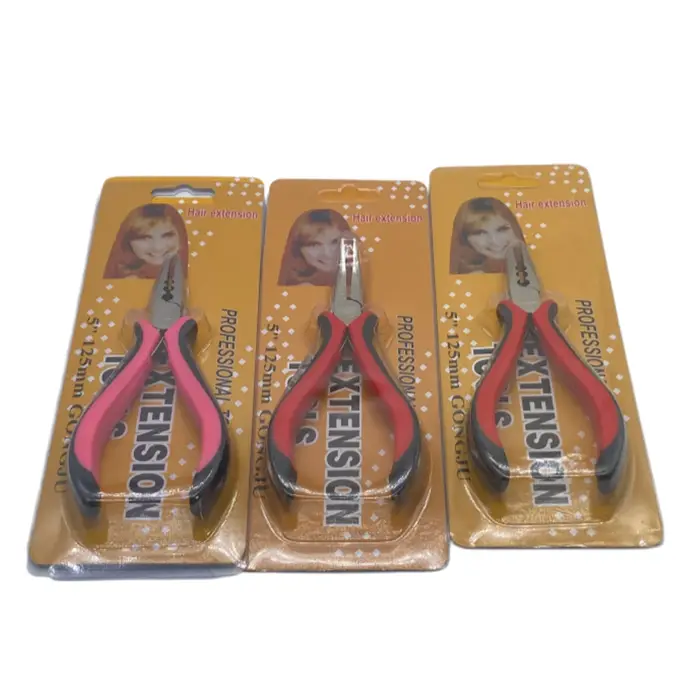 Kit d'outils pour extensions de cheveux : pinces