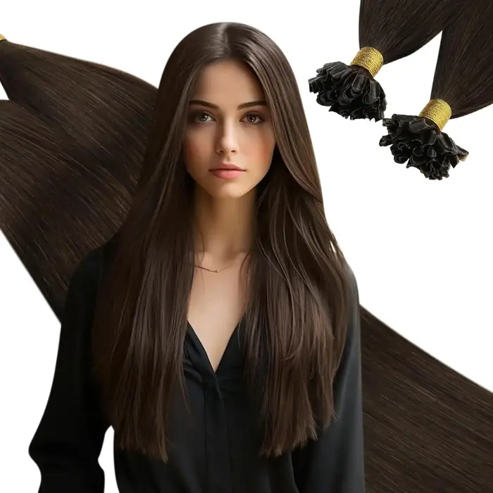 Ugeat U pointe Extensions de cheveux 14-22