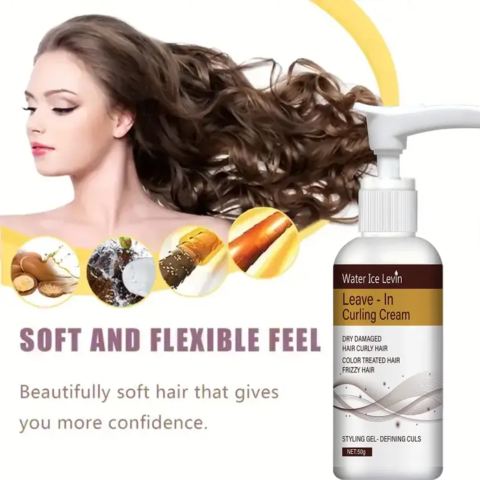 Crème pour boucler les cheveux. Restaure