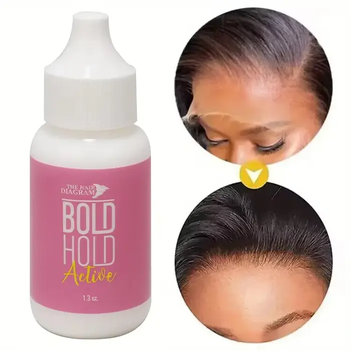 Mild Non-Irritating Waterproof Lace Wig Glue Quick-Drying Secure Adhesive Water-Based Formula for Comfortable Wig Attachment