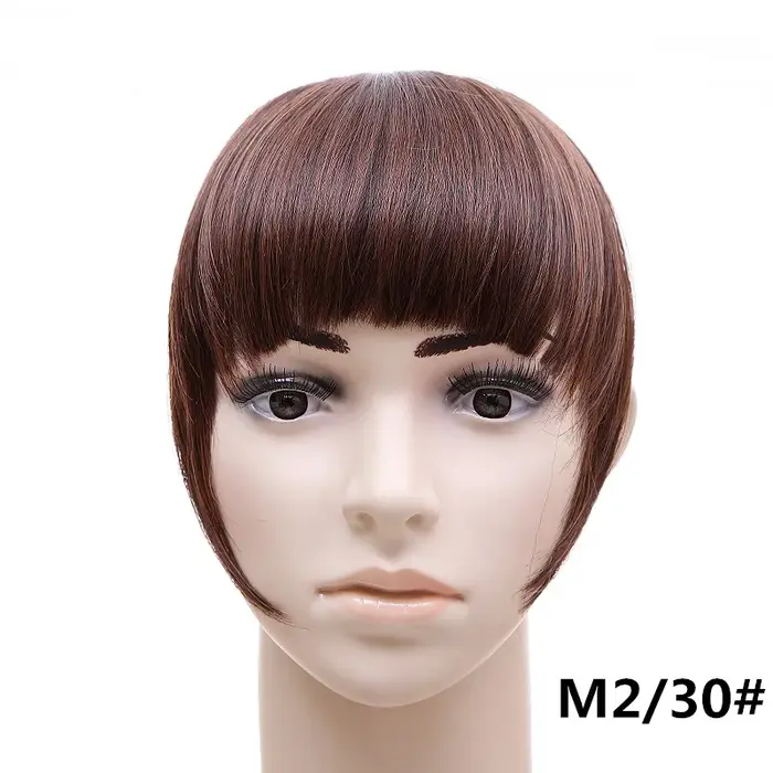 Réinitialisation in Bangs Extensions de cheveux pour femmes, réinitialisation sur les contaminants,