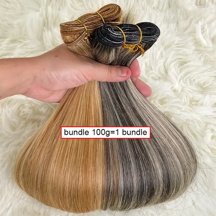 Extensions de cheveux naturels 100 % humains REMI pour femmes