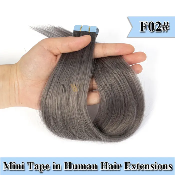Mini bande de cheveux humains de 12 à 20 pouces