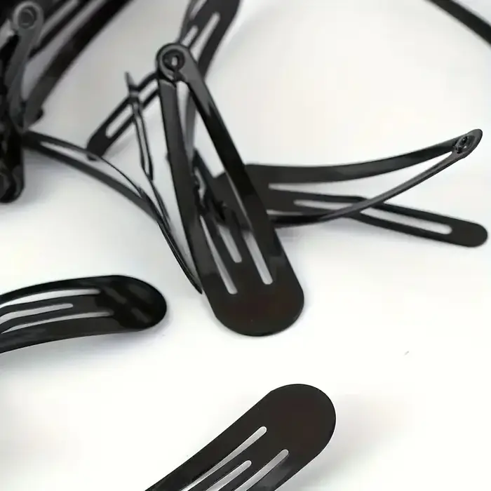 Paquet de 40 pinces à cheveux noires 1.92 pouces adultes enfants accessoires