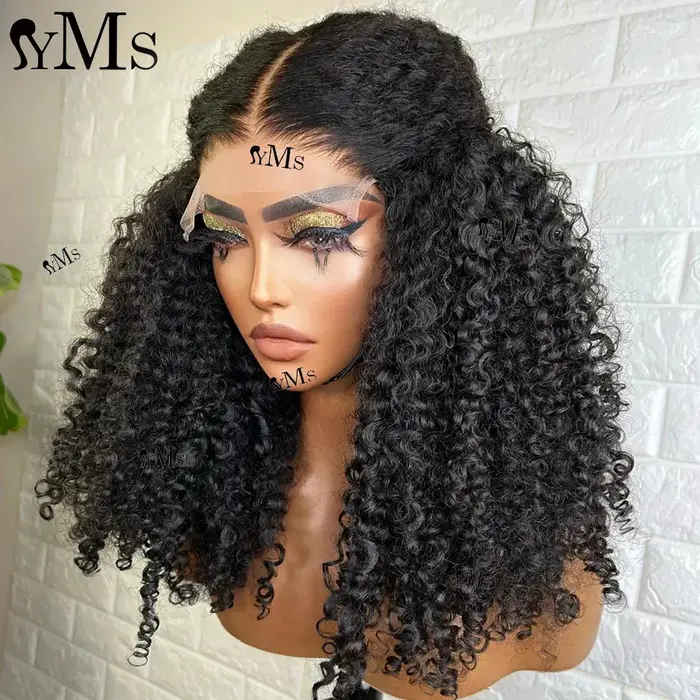 Elite-Perruque Lace Front Wig naturelle crépue bouclée pour femme