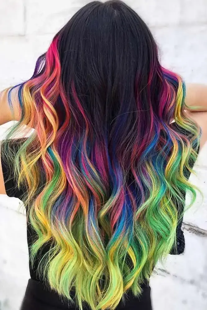 Extensions de cheveux synthétiques de 22 pouces