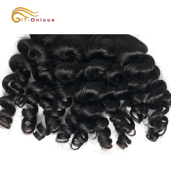 Tissage en lot brésilien naturel Remy bouclé