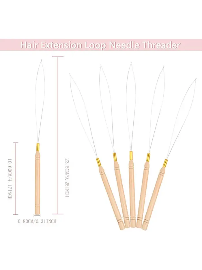 Outil de pose pour extensions capillaires : micro-anneaux