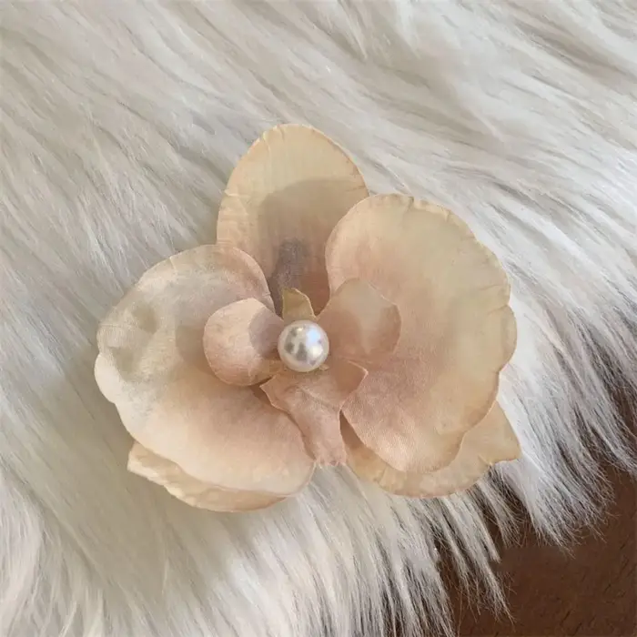 Épingle à cheveux fleur super nickel é