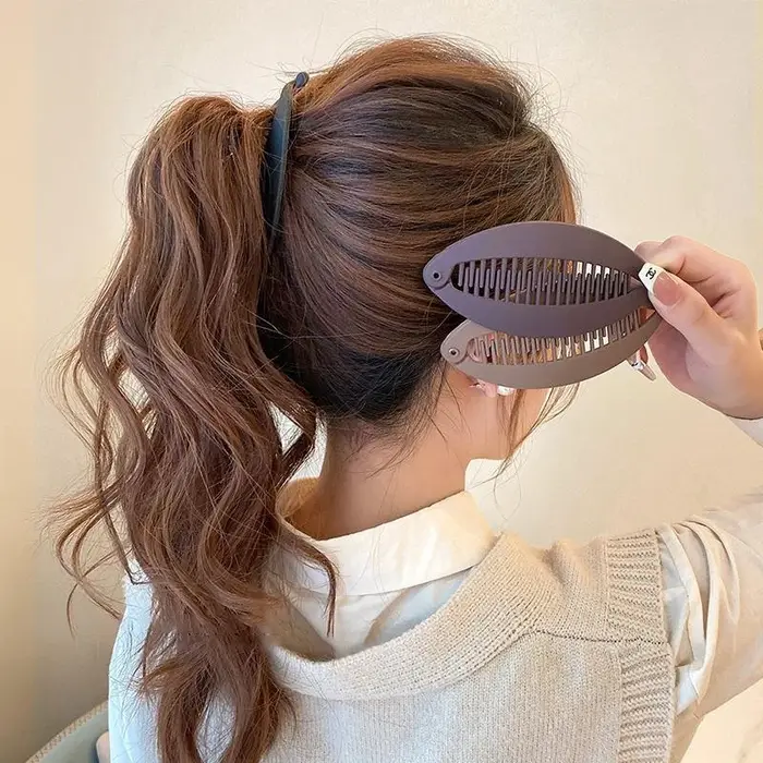 1/3 pièces nouvelle pince à cheveux banane chignon haut pour femmes