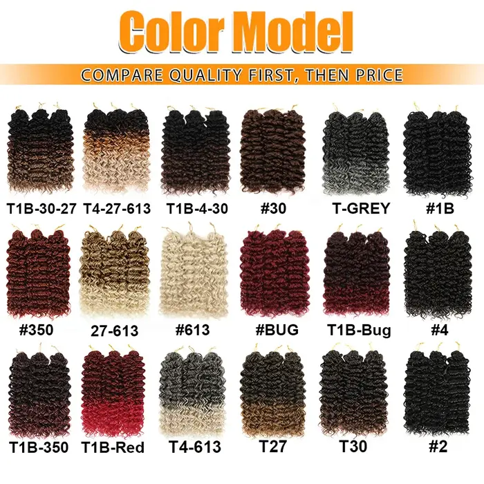 GOGO Curl Extensions de cheveux synthétiques au Crochet pour femme 14 18 22 pouces Faux Locs Afro