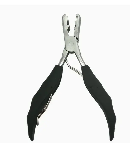 Pince de qualité professionnelle pour extensions de cheveux à la kératine, outil de retrait pour per