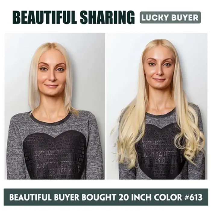 Remy Hair 1 g/s 12-28 pouces réel