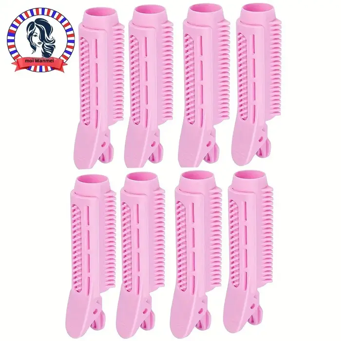 Pinces à racines de cheveux moelleuses et bouclées