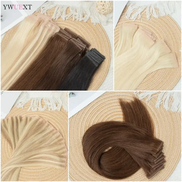 Extensions de cheveux invisibles à double onglets