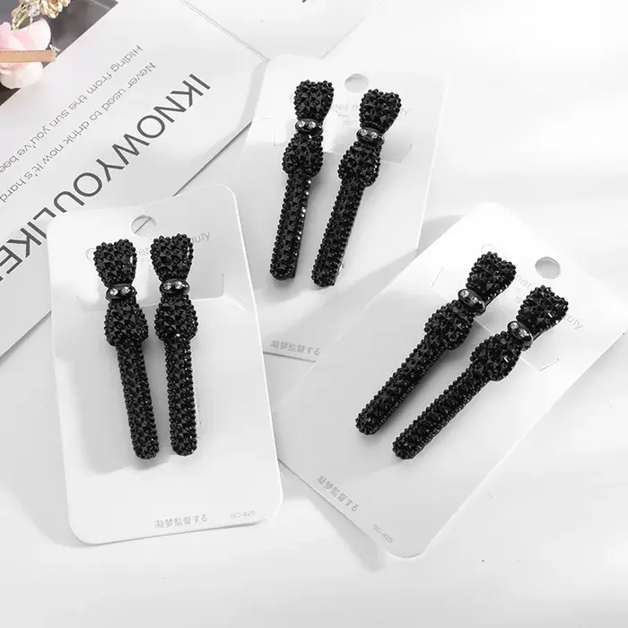 Épingles à cheveux en cristal Bling pour femmes et filles