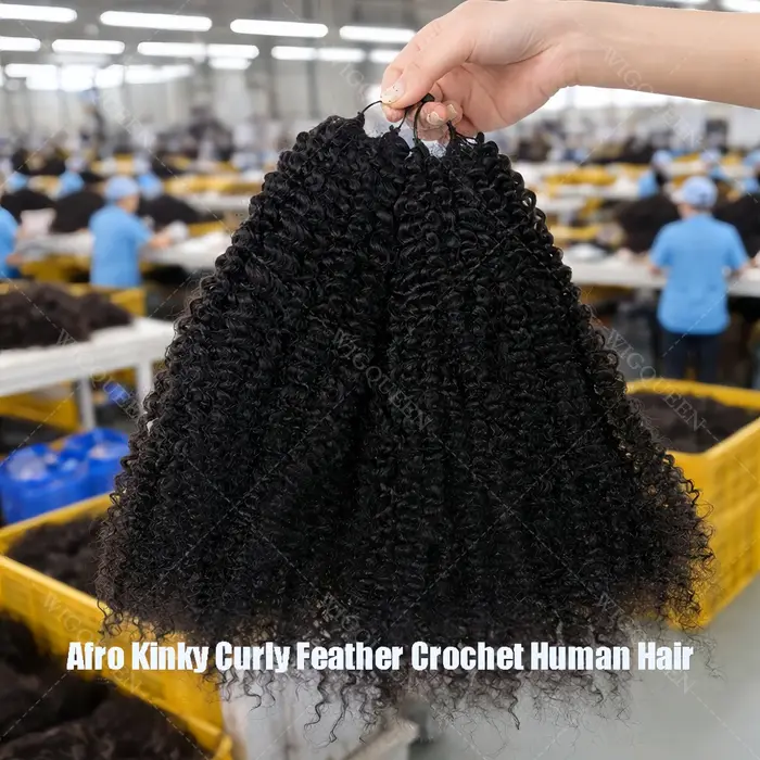 Miracle Knots Afro Kinky Curly Crochet Human Hair Small Spirals Curly Human Crochet Hair For Braid R