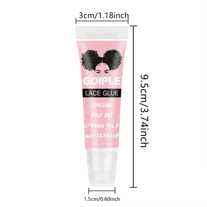 GOIPLE 15ml perruque dentelle colle séchage rapide forte tenue Super liaison Invisible imperméable a