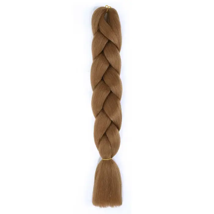 Extensions capillaires synthétiques violettes de 24 pouces, pour tresses au Crochet, tresses queue d