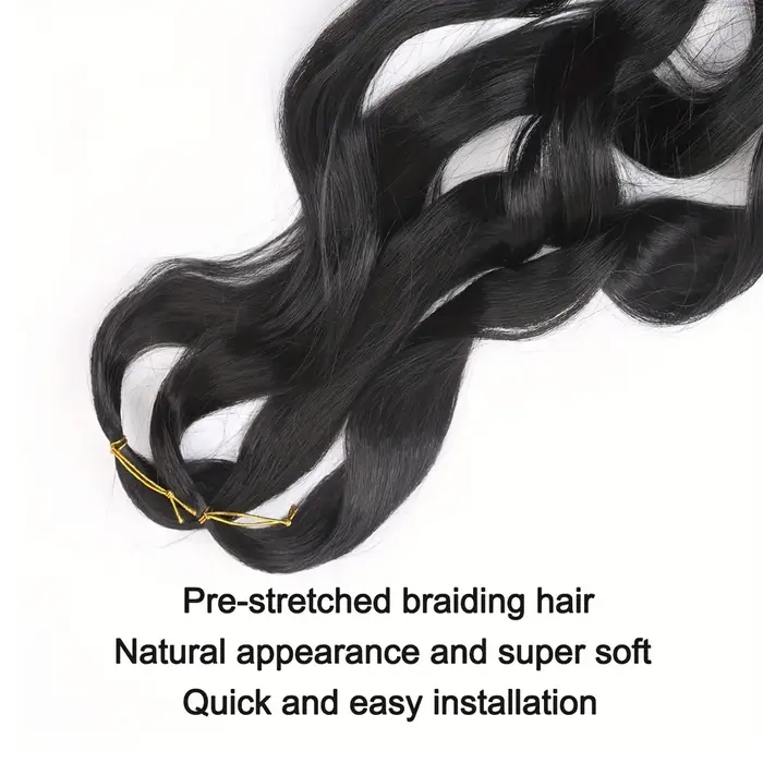 Extensions de cheveux tressés en spirale pour femmes, boucles françaises, cheveux synthétiques pré-é