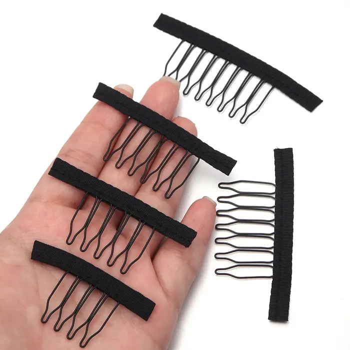 10 clips de peigne pour perruque