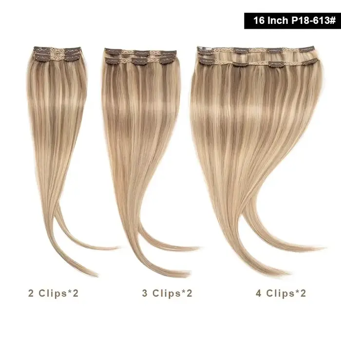 Extensions de Cheveux Humains à réinitialisation Brun Foncé