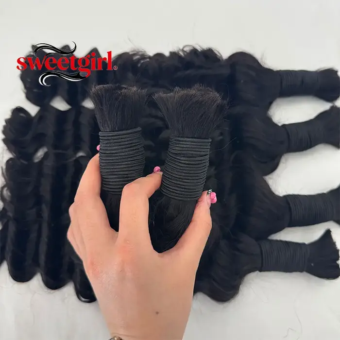 Extensions de cheveux humains ondulés