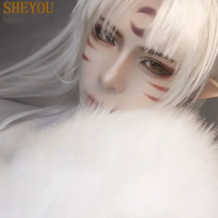 Perruque Inuyasha Sesshomaru longue 39 pouces