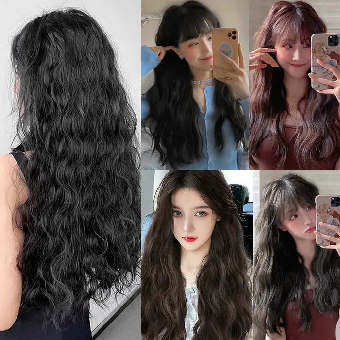 Extensions de cheveux synthétiques à clips