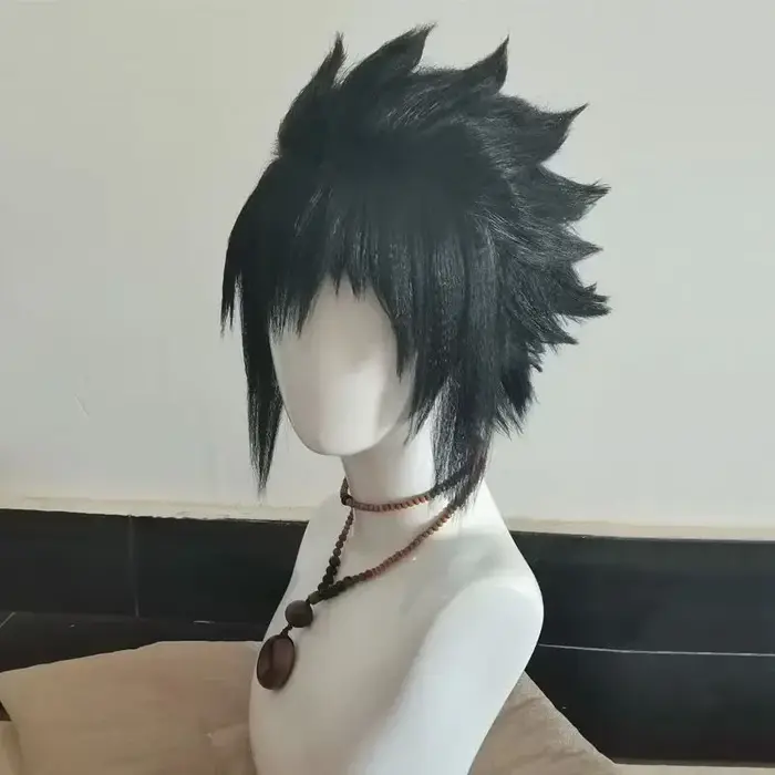 Perruque de Cosplay Sasuke HOKAGE NINJA