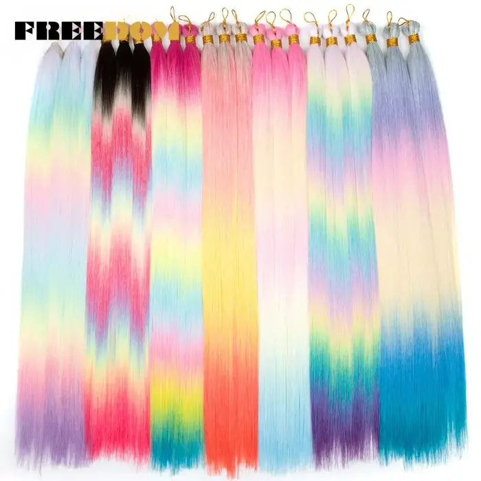 Extensions de cheveux synthétiques tressés au crochet FREEDOM Ariel