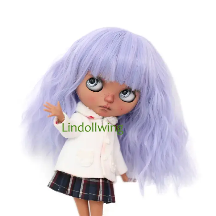 Perruque Blyth bouclée instantanée, une collection de cheveux, 9-10 pouces