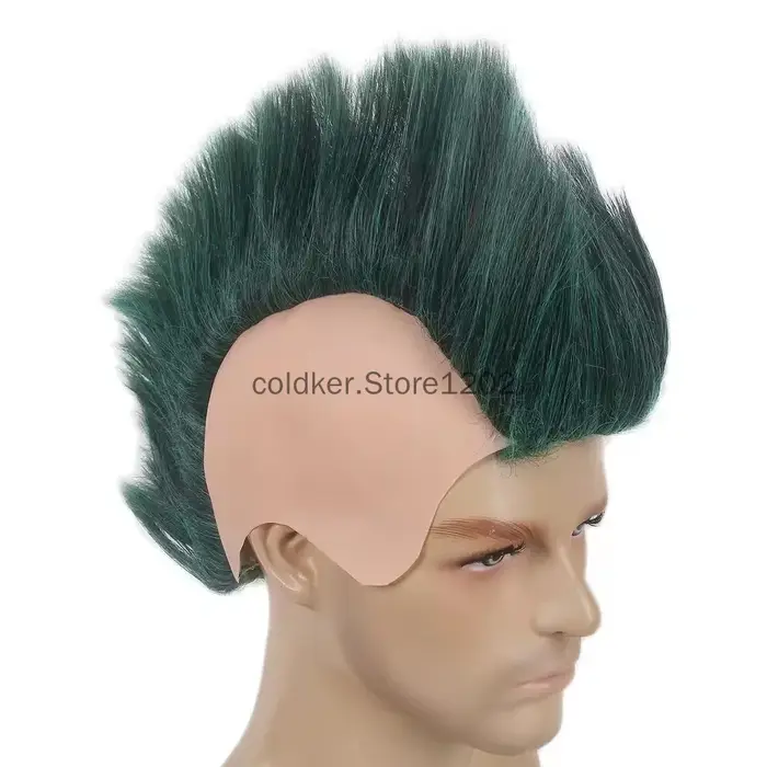 Perruque synthétique Punk Mohawk pour hommes
