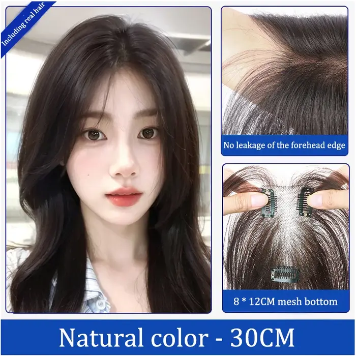 Patchs capillaires pour femmes aux cheveux volumineux sur le dessus de la tête